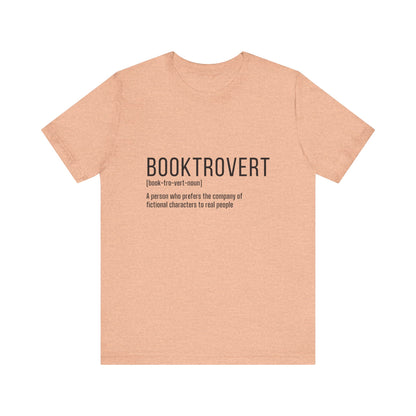"Booktrovert" Unisex Graphic Tee