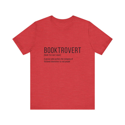 "Booktrovert" Unisex Graphic Tee