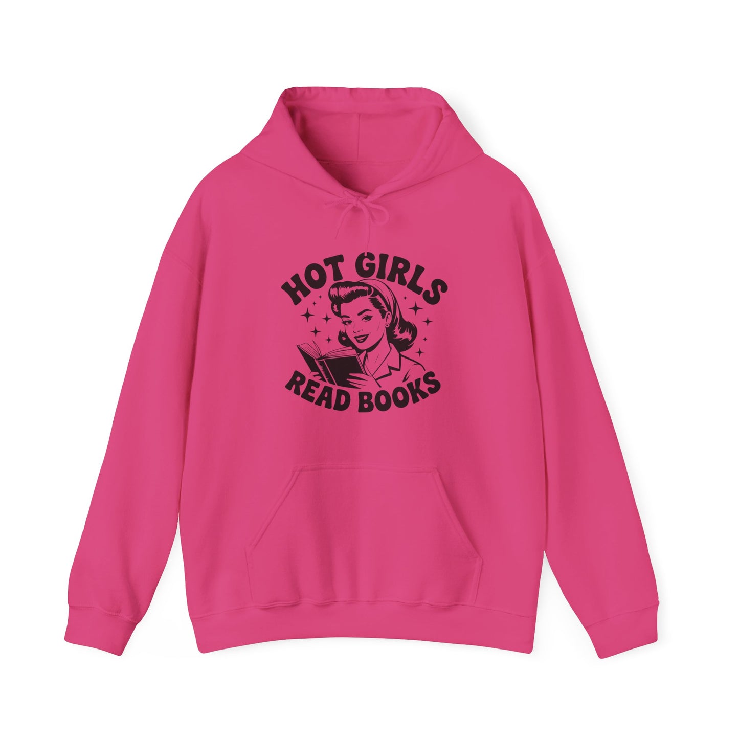 "Hot Girls Read Books" Unisex Graphic Hoodie