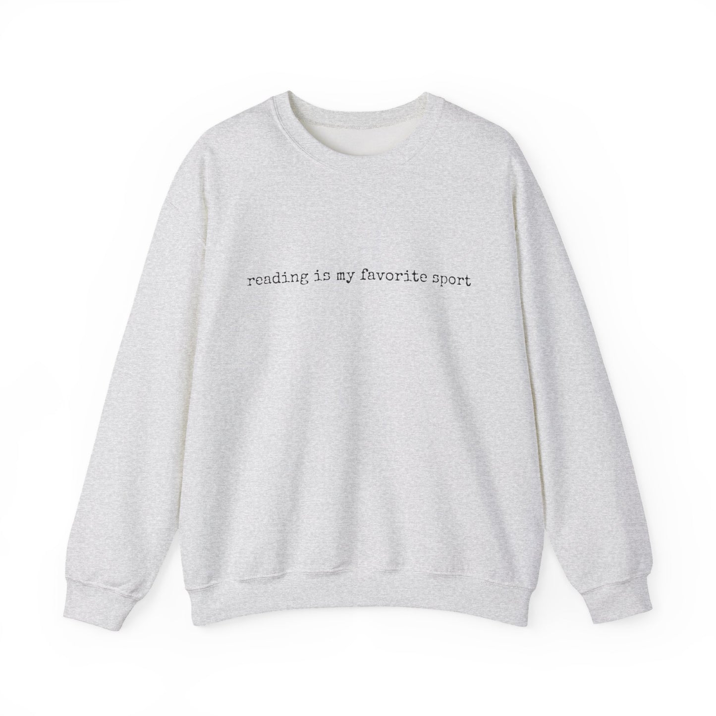 "Reading Is My Favorite Sport" Unisex Crewneck Sweatshirt