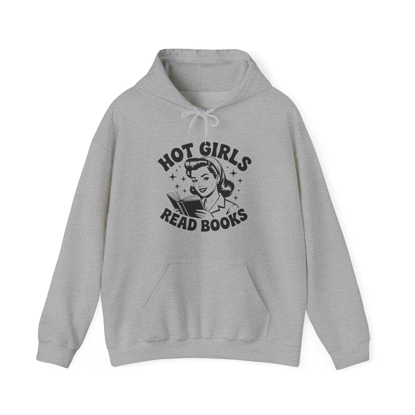 "Hot Girls Read Books" Unisex Graphic Hoodie