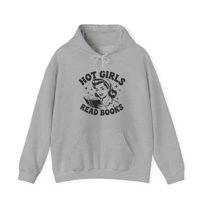 "Hot Girls Read Books" Unisex Graphic Hoodie