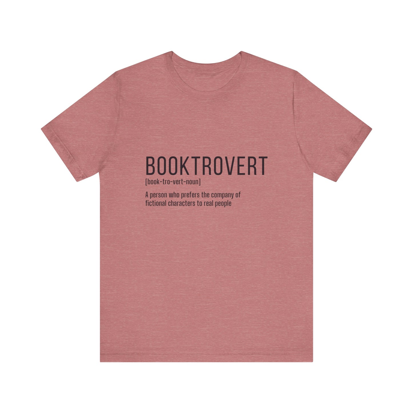 "Booktrovert" Unisex Graphic Tee