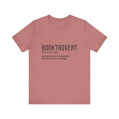 "Booktrovert" Unisex Graphic Tee