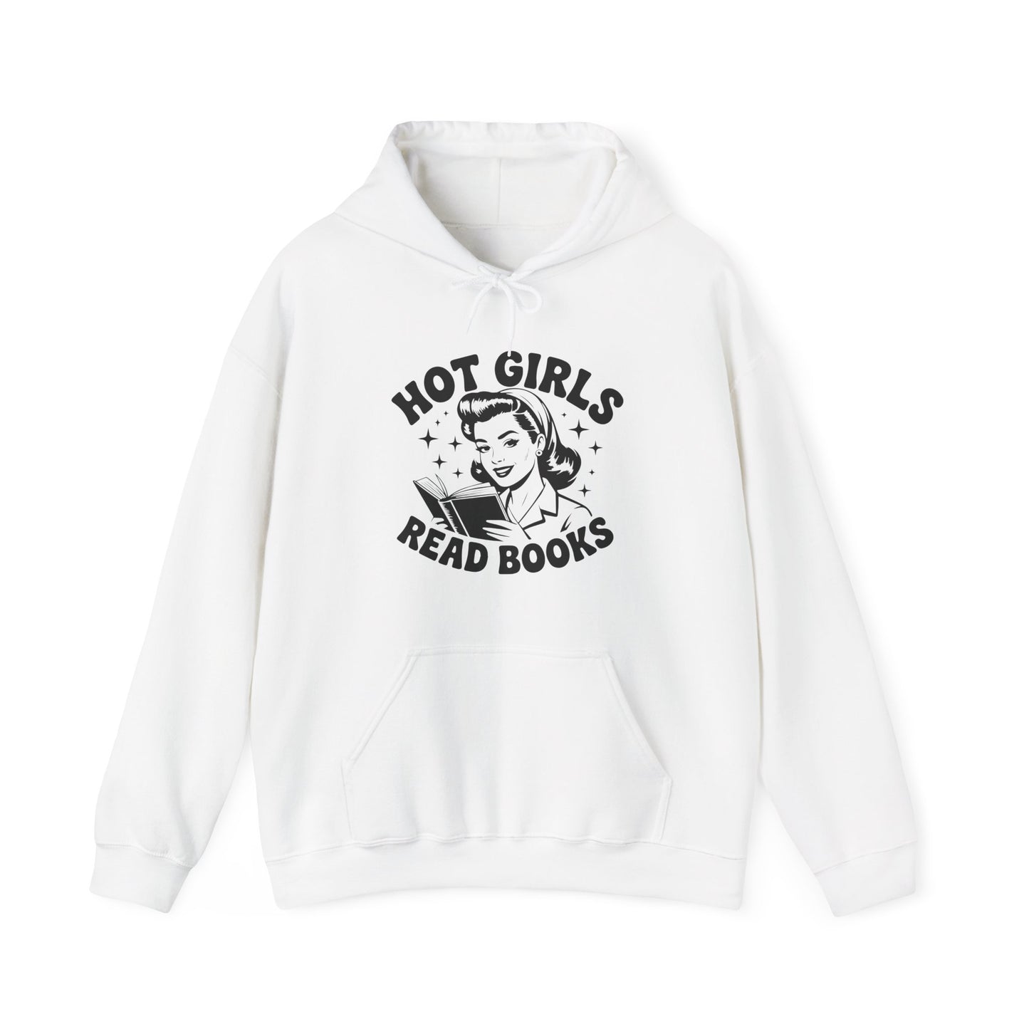 "Hot Girls Read Books" Unisex Graphic Hoodie