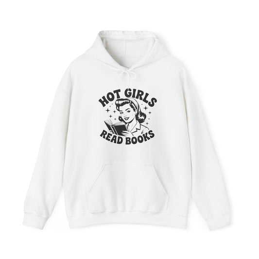 "Hot Girls Read Books" Unisex Graphic Hoodie
