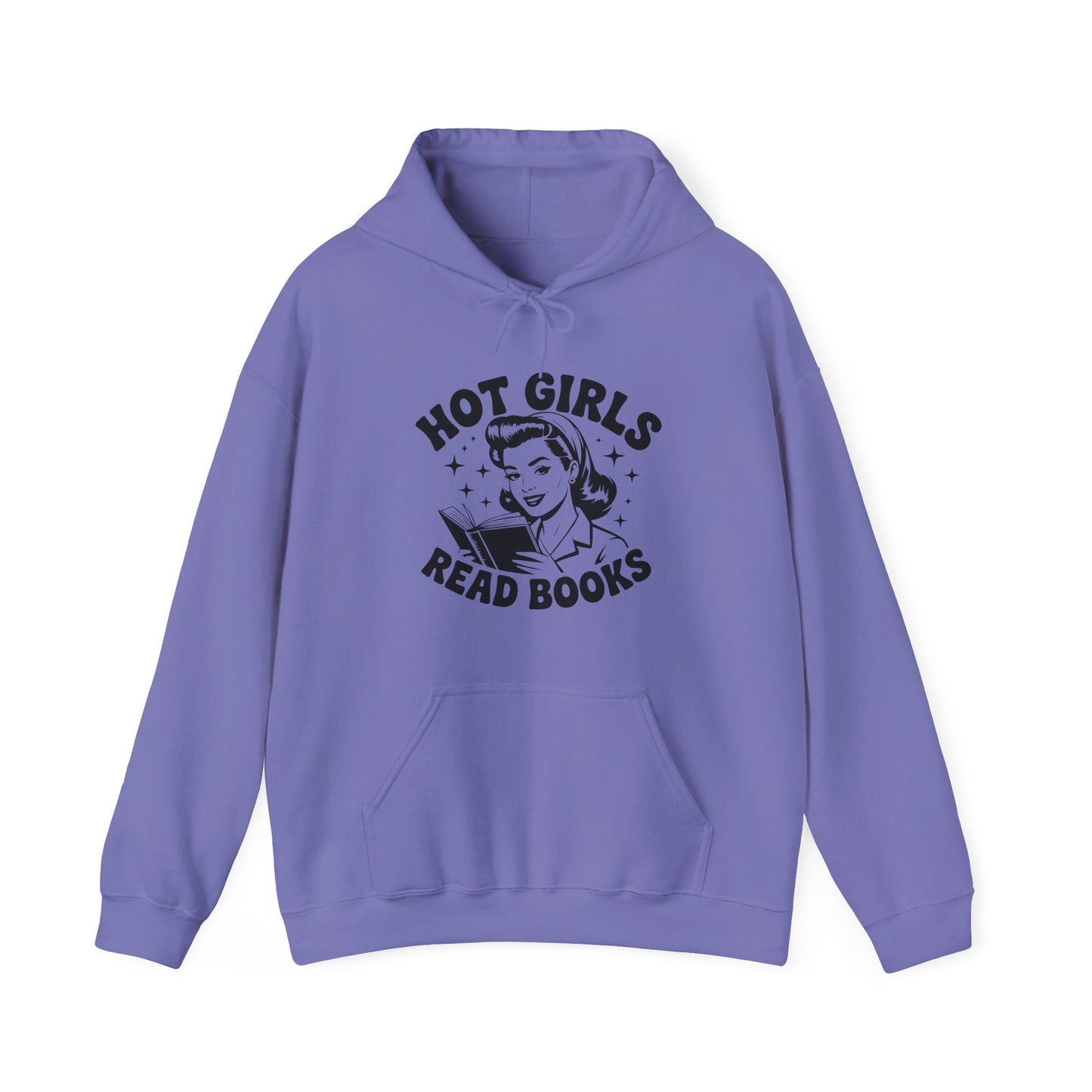 "Hot Girls Read Books" Unisex Graphic Hoodie