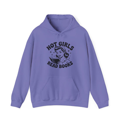 "Hot Girls Read Books" Unisex Graphic Hoodie