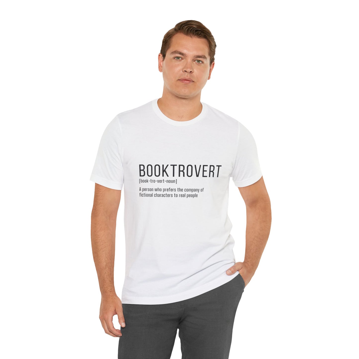 "Booktrovert" Unisex Graphic Tee