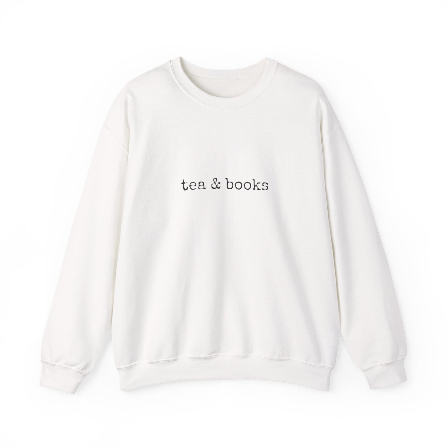 "Tea & Books" Unisex Crewneck Sweatshirt
