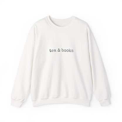 "Tea & Books" Unisex Crewneck Sweatshirt