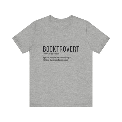 "Booktrovert" Unisex Graphic Tee