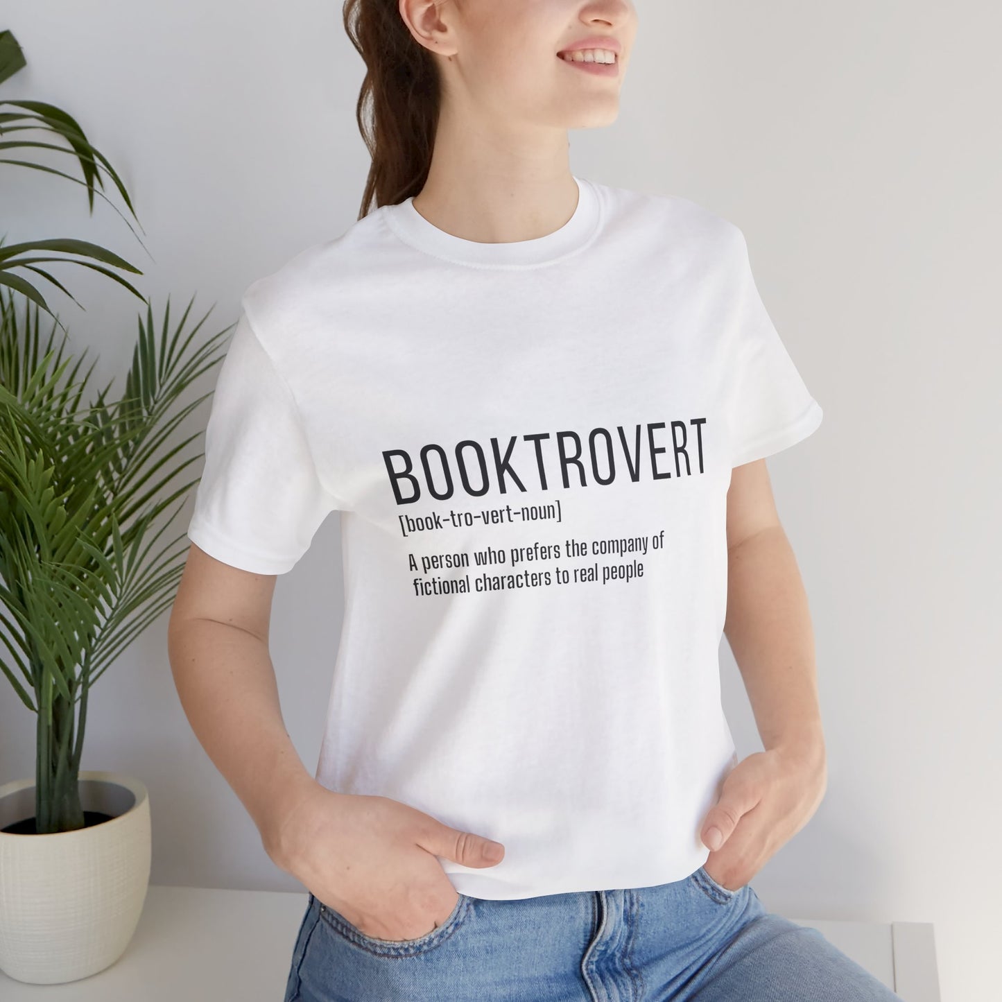 "Booktrovert" Unisex Graphic Tee