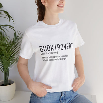 "Booktrovert" Unisex Graphic Tee